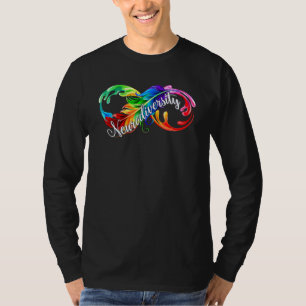 Neurovielfalt ist wunderschöne Unendlichkeit Autis T-Shirt