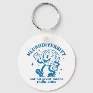 💙 Neurovielfalt - nicht alle großen Denker denken Schlüsselanhänger