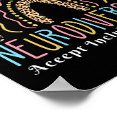 Neurovielfalt Regenbogen Annahme Advocate Liebe Au Poster (Ecke)