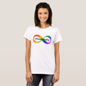 Neurovielfalt Unendlichkeit T-Shirt (Vorne ganz)