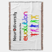 Neurovielfalt Willkommen in der Evolution Decke (Vorderseite Vertikal)