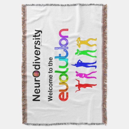 Neurovielfalt Willkommen in der Evolution Decke (Vorderseite Vertikal)