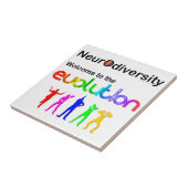 Neurovielfalt Willkommen in der Evolution Fliese (Seite)