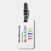 Neurovielfalt Willkommen in der Evolution Gepäckanhänger (Vorderseite vertikal)