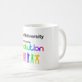 Neurovielfalt Willkommen in der Evolution Kaffeetasse (VorderseiteRechts)
