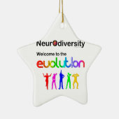 Neurovielfalt Willkommen in der Evolution Keramikornament (Rechts)