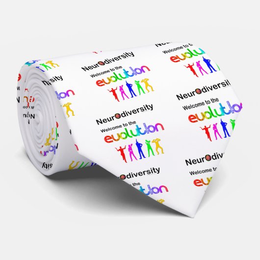 Neurovielfalt Willkommen in der Evolution Krawatte (Gerollt)