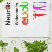 Neurovielfalt Willkommen in der Evolution Küchentuch (Gefaltet)