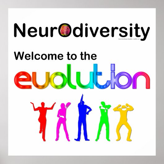 Neurovielfalt Willkommen in der Evolution Poster (Vorne)