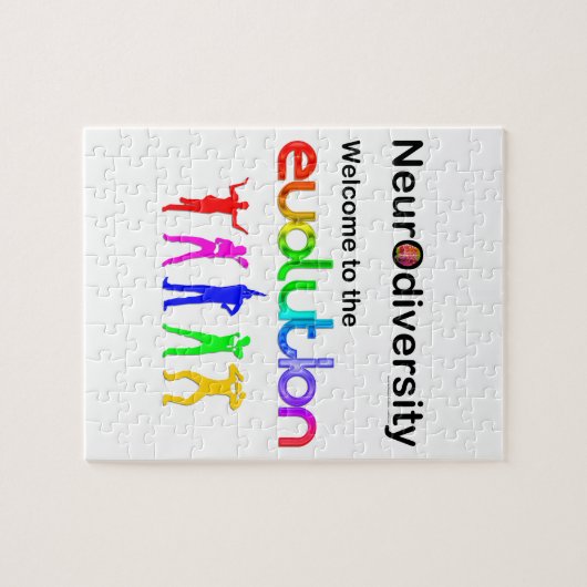 Neurovielfalt Willkommen in der Evolution Puzzle (Horizontal)