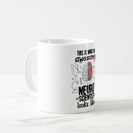 Neurowissenschaft Kaffeetasse (Vorderseite Links)