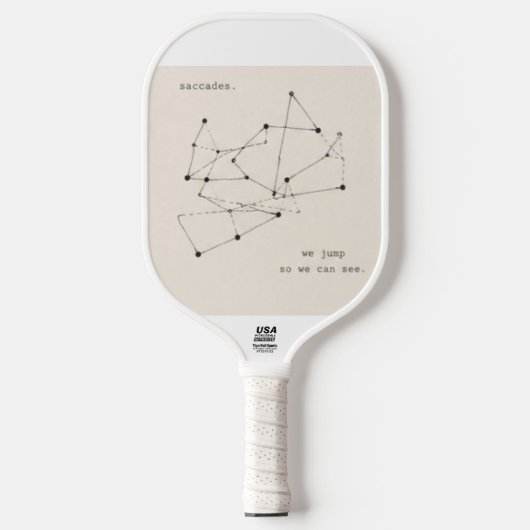 Neurowissenschaft Pickleball Schläger (Vorderseite)