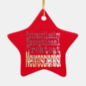 Neurowissenschaftler Extraordinär Keramik Ornament (Hinten)