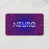 Neurowissenschaftler Psychologe Visitenkarte (Vorderseite)