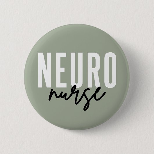 Neurowissenschafts-Krankenschwester - Gaben zur We Button (Vorderseite)