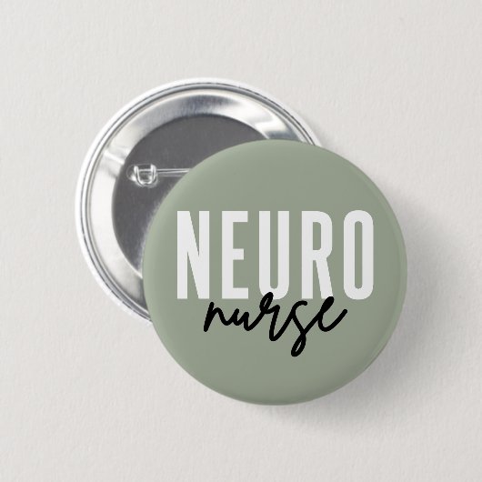 Neurowissenschafts-Krankenschwester - Gaben zur We Button (Vorne & Hinten)