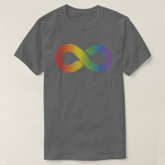Neurroversity Akzeptanzzeichen des Regenbogens Une T-Shirt (Design vorne)