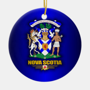 Neuschottland COA Keramikornament
