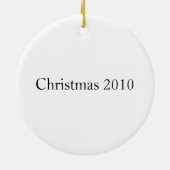 Neuschottland-Enten-läutende Retriever-Verzierung Keramikornament (Hinten)