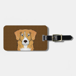 Neuschottland-Enten-läutender Retriever (Toller) Gepäckanhänger