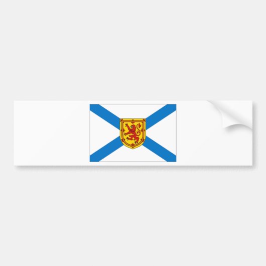Neuschottland-Flagge Autoaufkleber (Vorne)