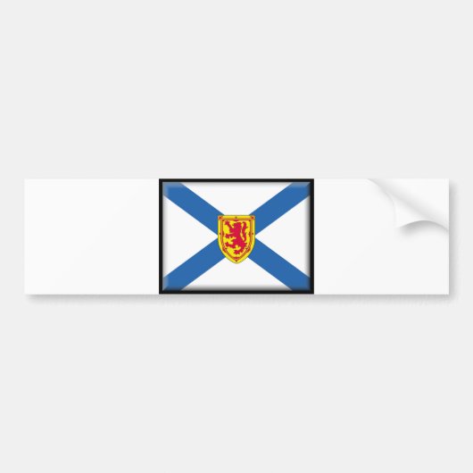 Neuschottland-Flagge Autoaufkleber (Vorne)