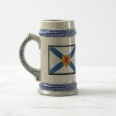 Neuschottland-Flagge Bierglas (Links)