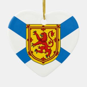 Neuschottland-Flagge Keramik Ornament