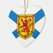 Neuschottland-Flagge Keramik Ornament (Links)