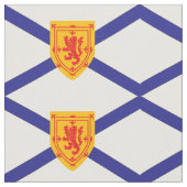 NEUSCHOTTLAND-Flagge Stoff (Nahaufnahme)