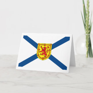 Neuschottland-Flaggen-Gruß-Karte Karte