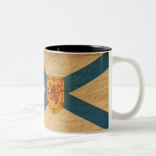 Neuschottland-Flaggen-Tasse Zweifarbige Tasse