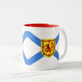 Neuschottland-Kaffeeteeschalen-Tasse Zweifarbige Tasse (VorderseiteRechts)