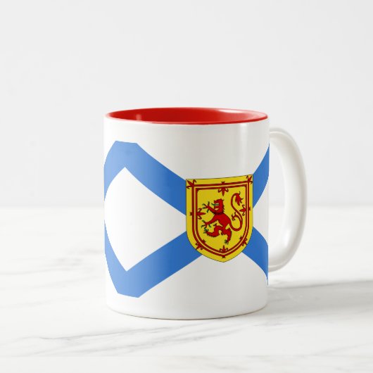 Neuschottland-Kaffeeteeschalen-Tasse Zweifarbige Tasse (VorderseiteRechts)