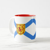 Neuschottland-Kaffeeteeschalen-Tasse Zweifarbige Tasse (Vorderseite Links)