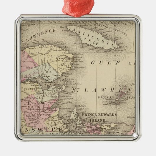 Neuschottland, New-Brunswick, Identifikation Silbernes Ornament (Vorne)