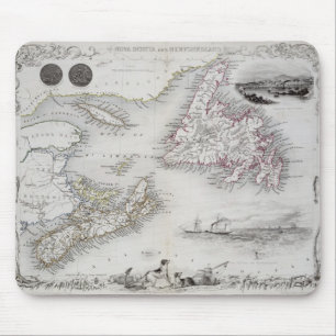 Neuschottland und Neufundland, von einer Reihe von Mousepad