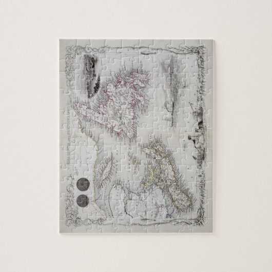 Neuschottland und Neufundland, von einer Reihe von Puzzle (Vertikal)