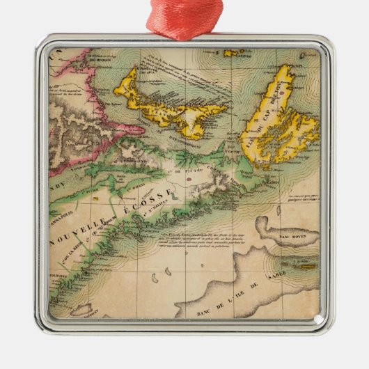 Neuschottland und New-Brunswick 44 Silbernes Ornament (Vorne)