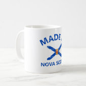 Neuschottland-Wappen Kaffeetasse (Vorderseite Links)