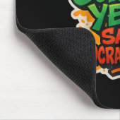 Neuschulische Jahr - dasselbe Zögern Mousepad (Ecke)