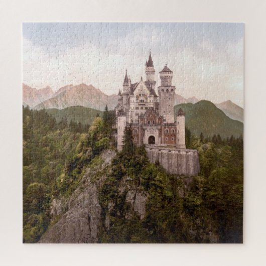 NEUSCHWANSTEIN-BAYERN-DEUTSCHLAND-GEBIRGSschloss Puzzle (Vertikal)