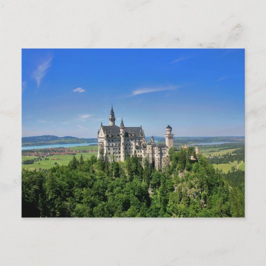 Neuschwanstein-Burg-Postkarte Postkarte (Vorderseite)