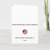 NEUSCHWANSTEIN CASTLE, DEUTSCHLAND KARTE (Rückseite)