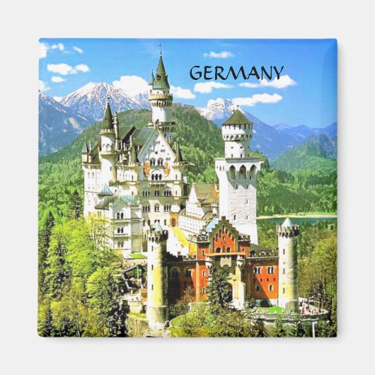 NEUSCHWANSTEIN CASTLE, DEUTSCHLAND MAGNET (Vorne)