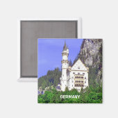 NEUSCHWANSTEIN CASTLE, DEUTSCHLAND MAGNET (Vorderseite/Rückseite)