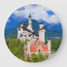 Neuschwanstein Castle Germany Große Wanduhr
