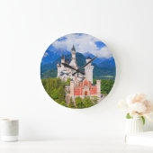 Neuschwanstein Castle Germany Große Wanduhr (Zuhause)