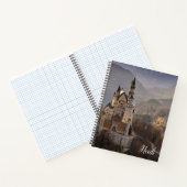 Neuschwanstein Castle Landschaftlich SpiralNoteboo Notizblock (Innenseite)