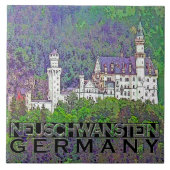 Neuschwanstein Fliese (Vorderseite)